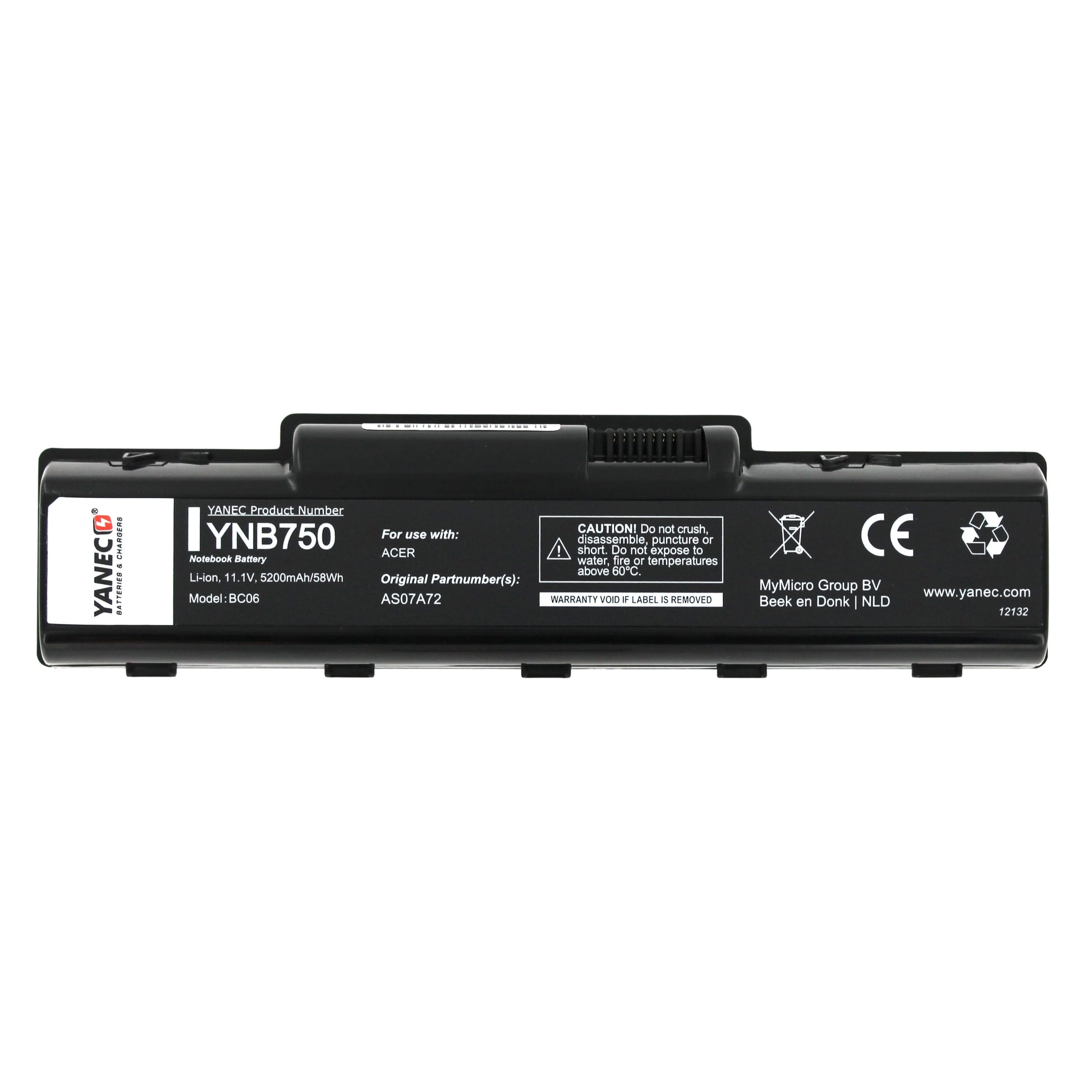 Yanec Laptop -Akku 10,8 V 5200mah