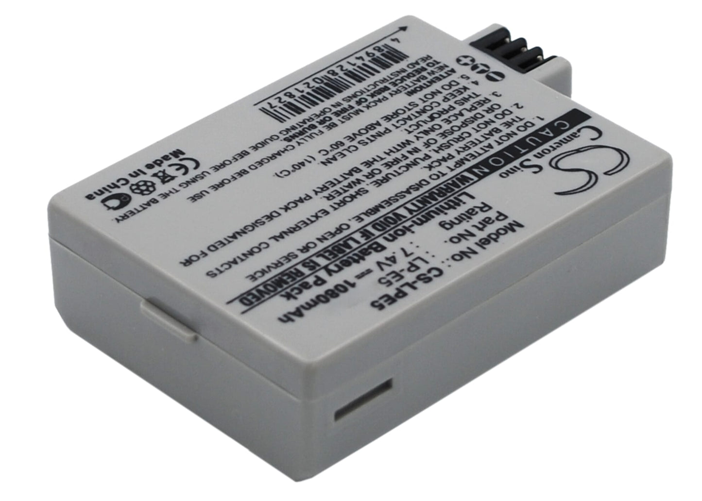 Blu-basic Digitalkamera Batterie 7,4 V 1080mah Li-Ion für Kanon