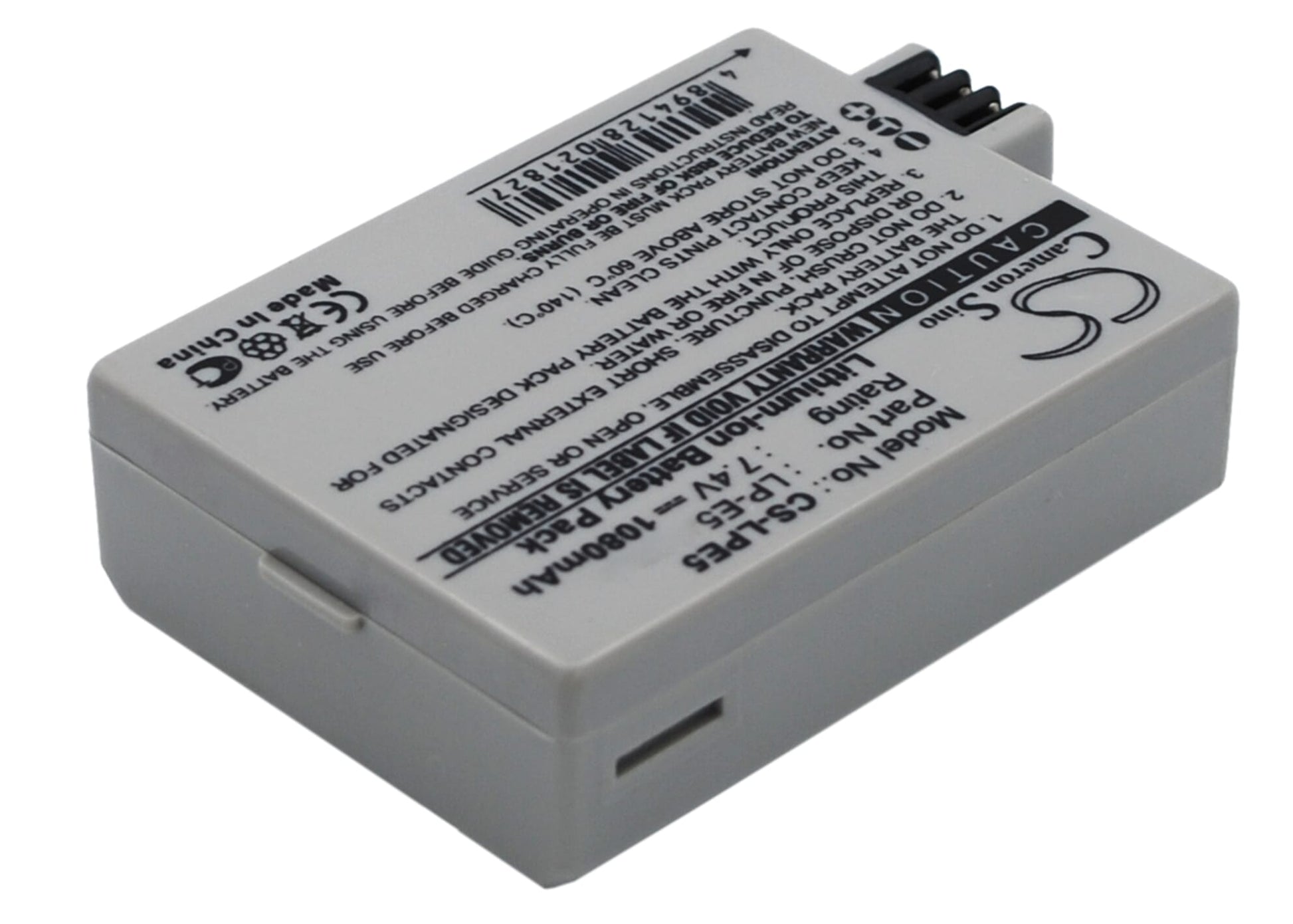 Blu-basic Digitalkamera Batterie 7,4 V 1080mah Li-Ion für Kanon