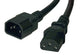 Private Marke IEC320 -C13 bis C14 Stream Exilit Cable 2 Meter - Schwarz