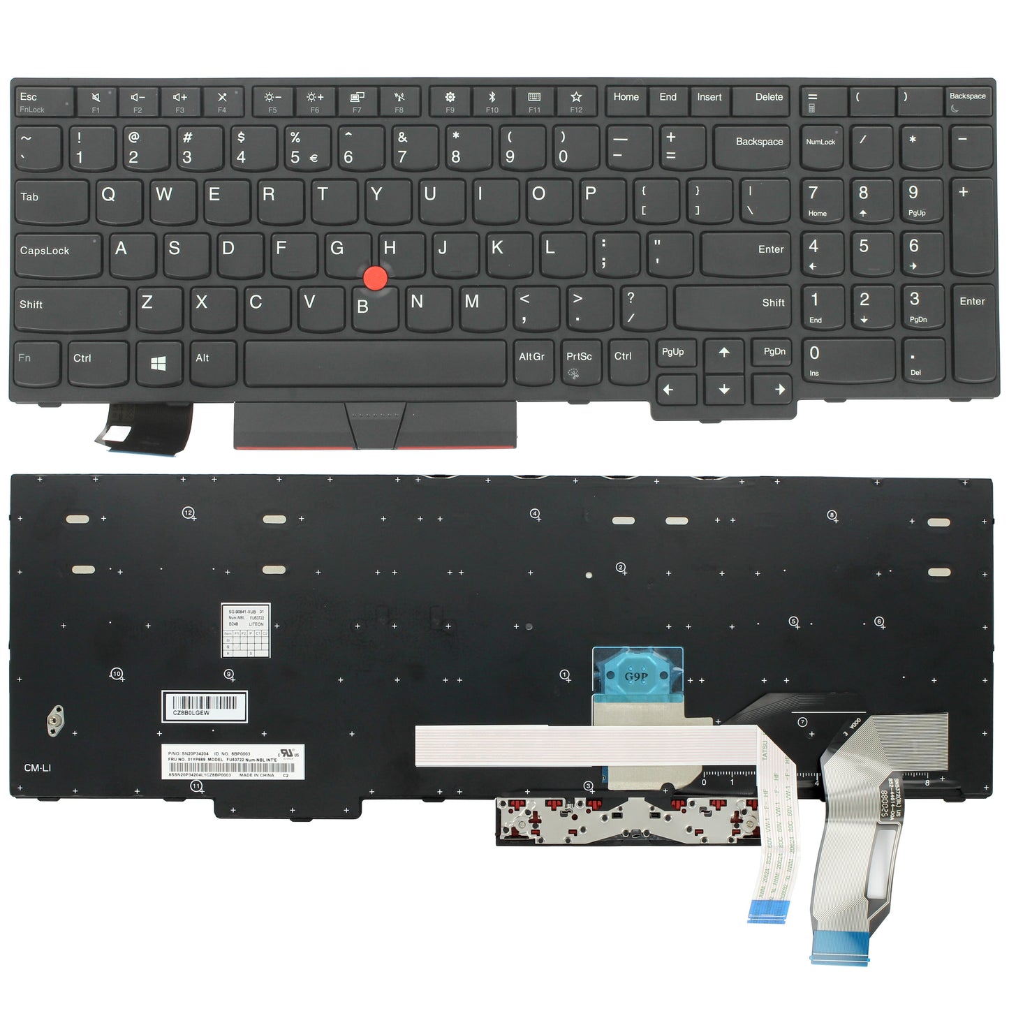 Lenovo Laptop -Tastatur QWERTY Us