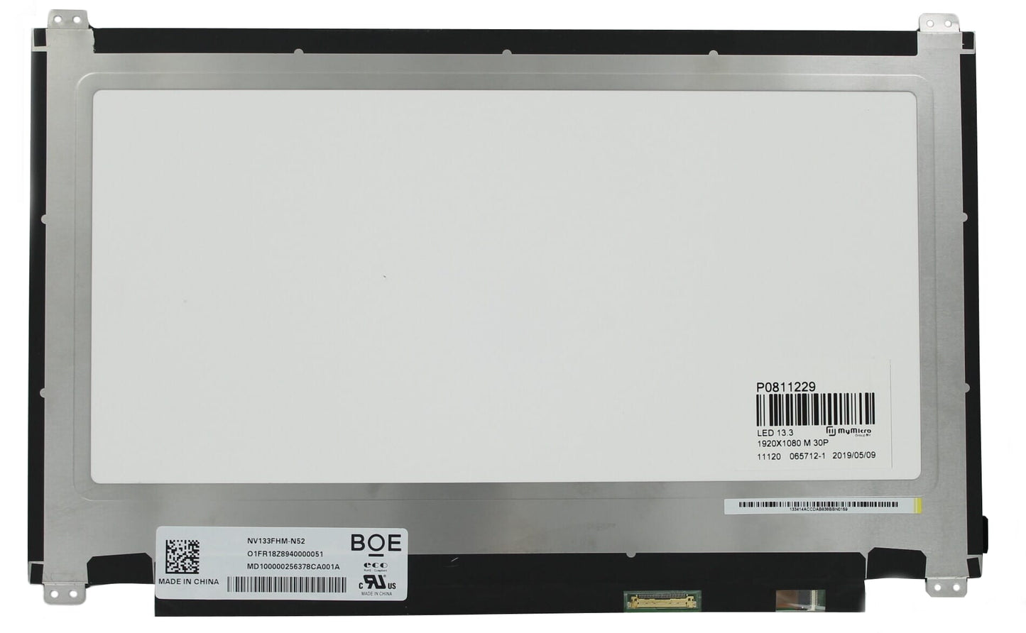 OEM 13,3 Zoll LCD -Bildschirm 1920x1080 MAT 30Pin EDP, IPS