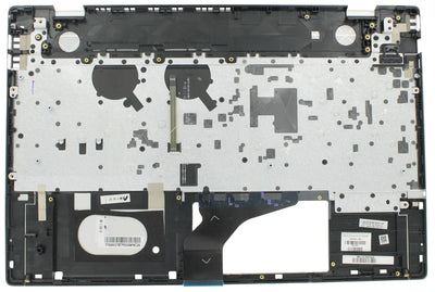 Hp laptop keyboard qwerty us top cover, pilver