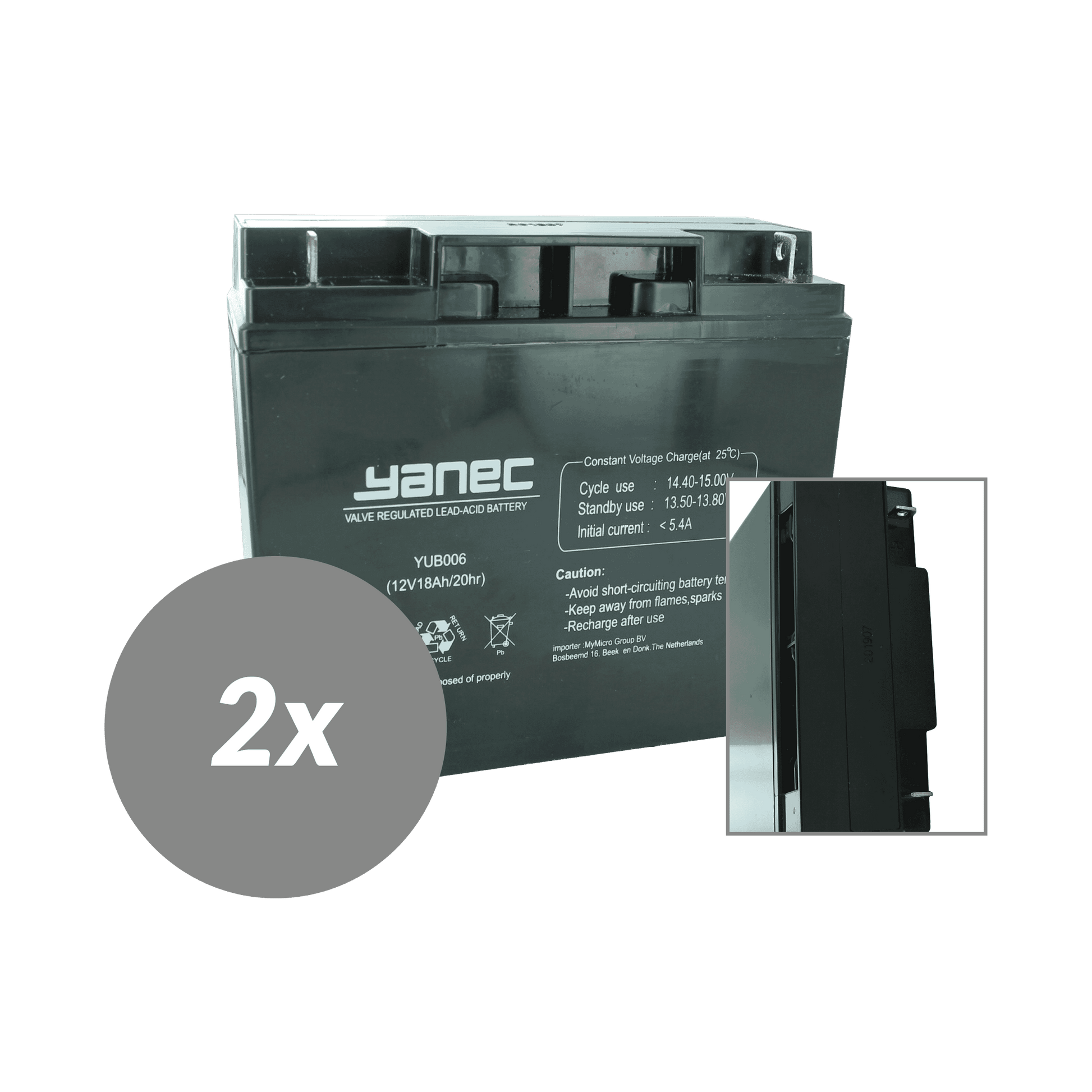 Yanec UPS Batterieersatz RBC7 (exkl. Kabel)