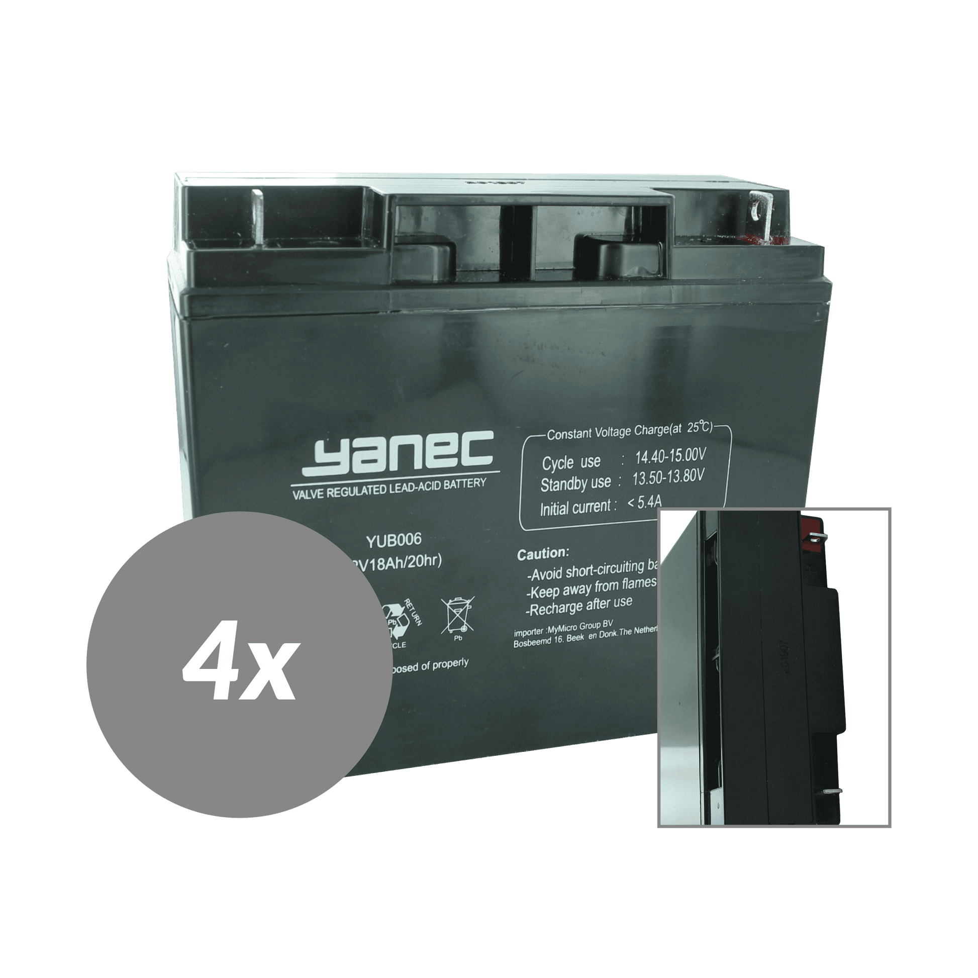 Yanec UPS -Batterieersatz RBC11 (exkl. Kabel)