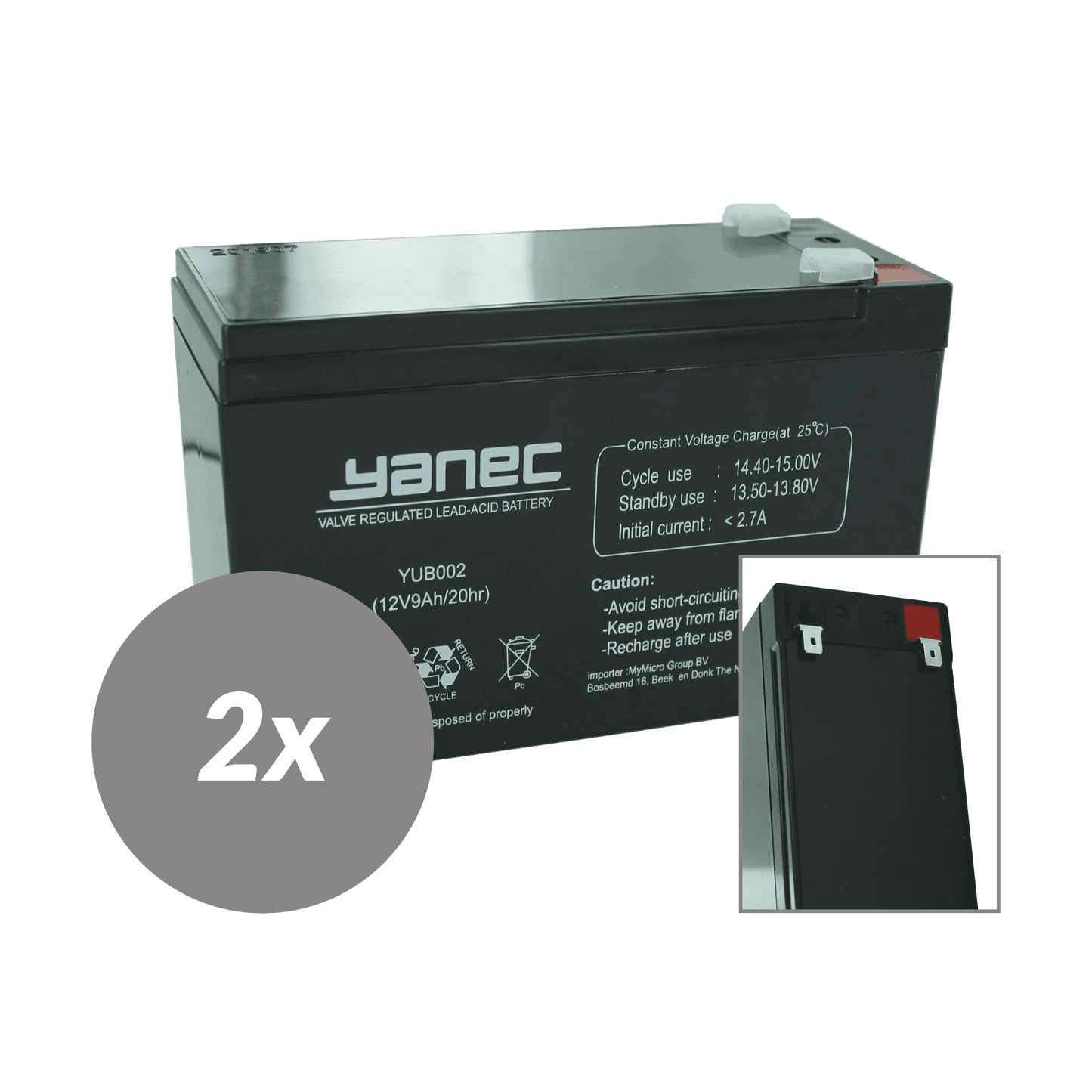 Yanec UPS Batterieersatz RBC109 (exkl. Kabel)