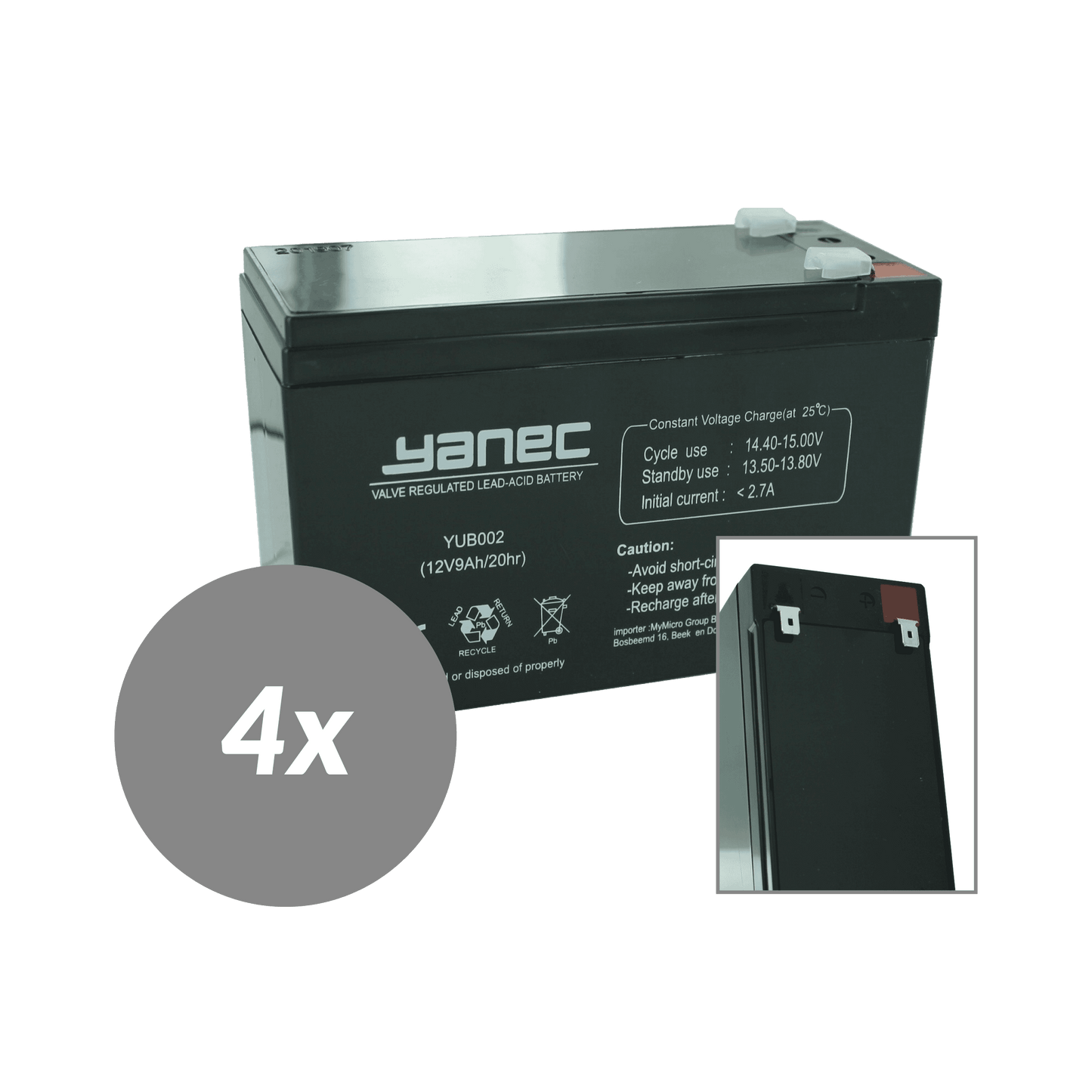 Yanec UPS Batterieersatz RBC115 (exkl. Kabel)