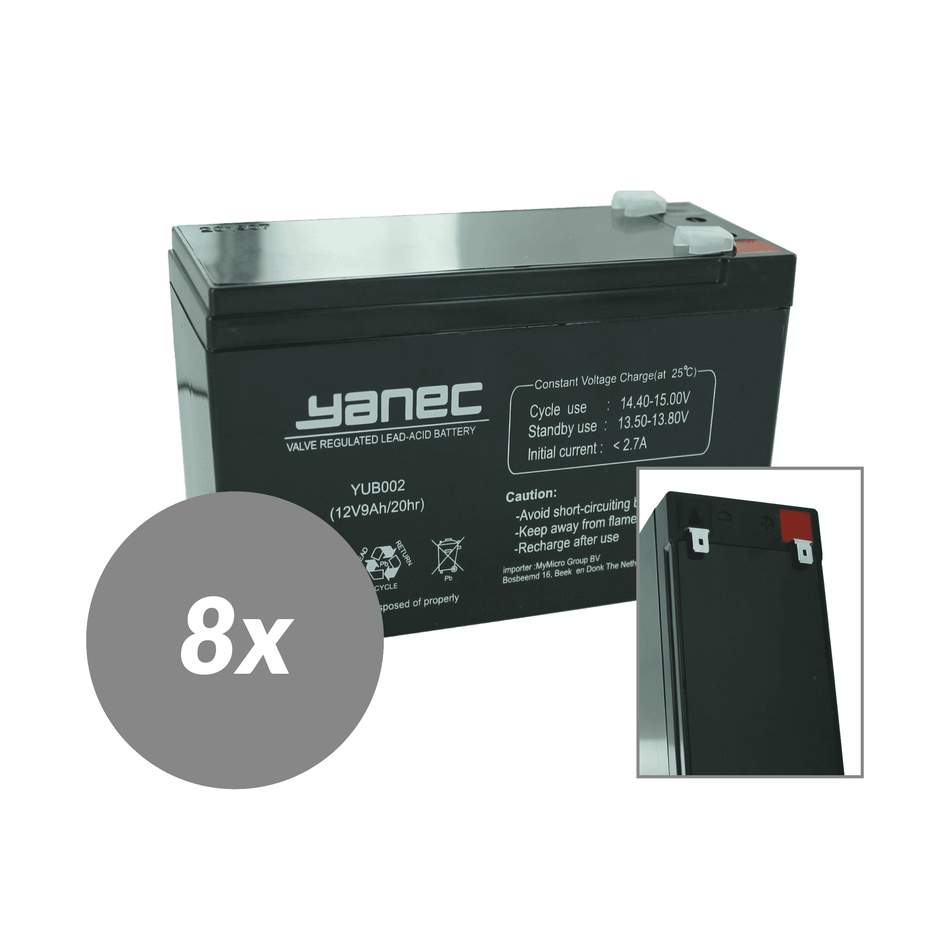 Yanec UPS Batterieersatz RBC120 (exkl. Kabel)