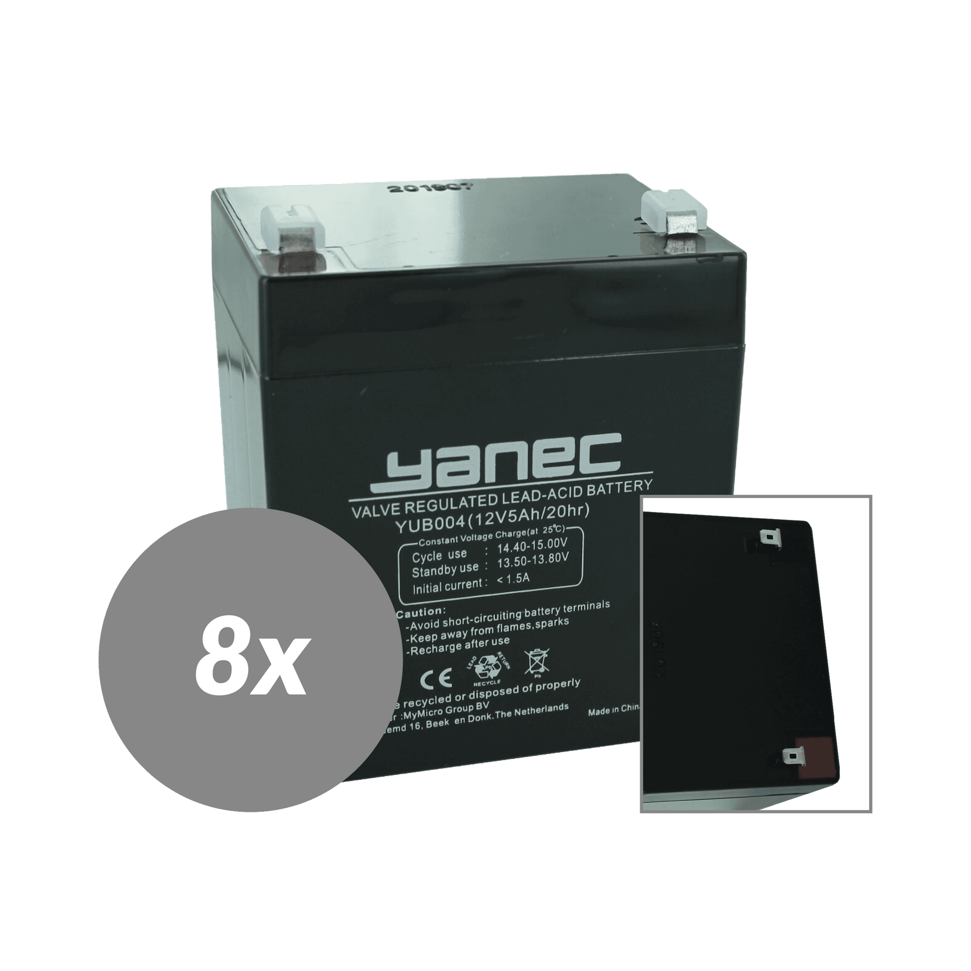 Yanec UPS -Batterieersatz RBC121 (exkl. Kabel)