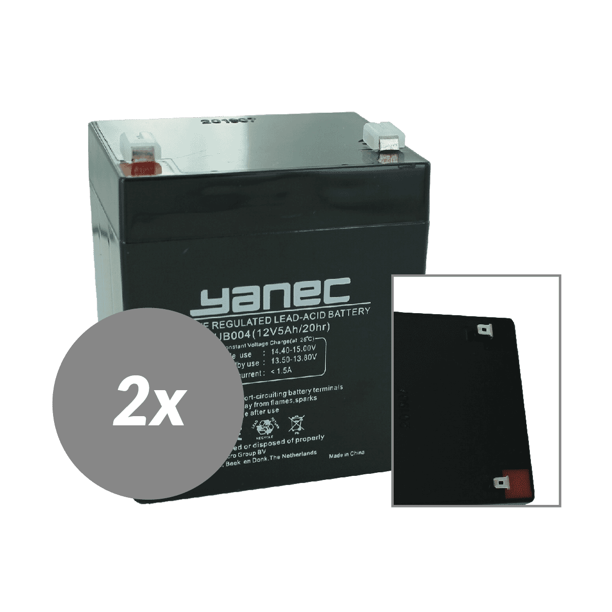 Yanec UPS Batterieersatz RBC20 (exkl. Kabel)