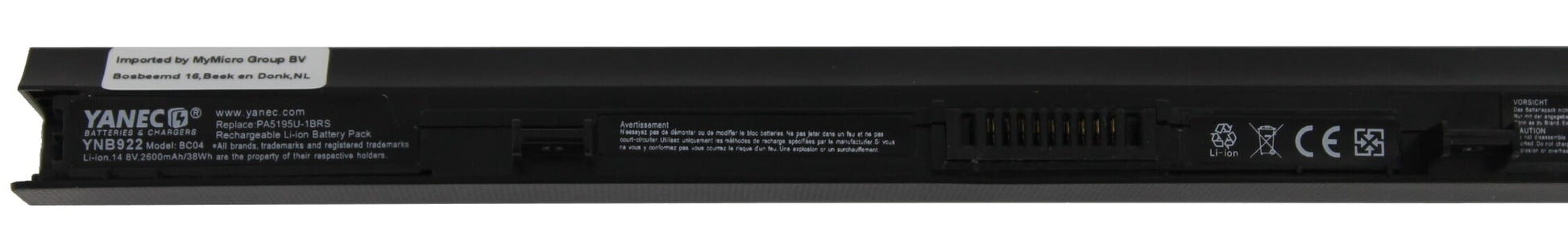 Yanec Laptop -Batterie 2600mah