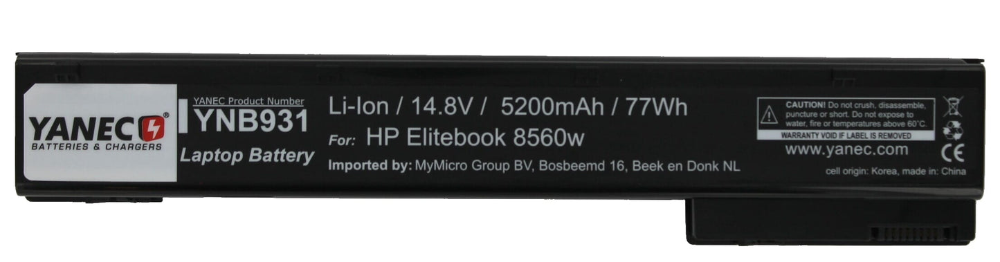 Yanec Laptop -Batterie 5200mah