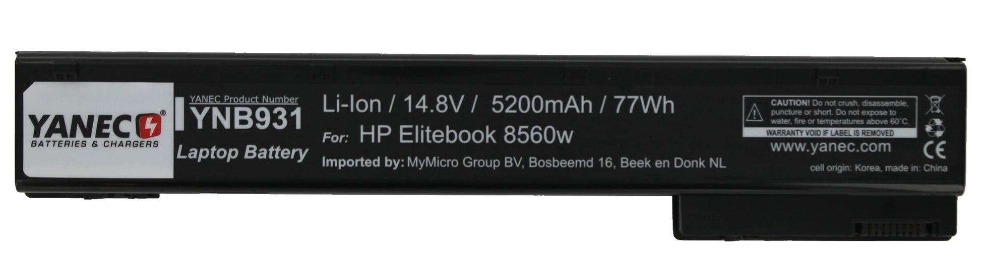 Yanec Laptop -Batterie 5200mah