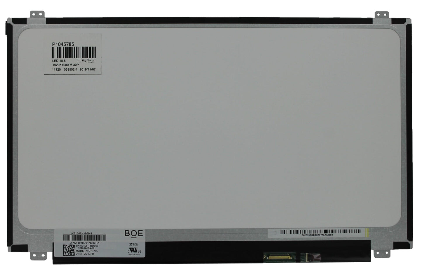 OEM 15,6 -Zoll -LCD -Bildschirm 1920x1080 MAT 30pin EDP