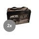 Yanec -Gel -Batterie 12V 100AH ​​Ersatzset (exkl. Kabel)