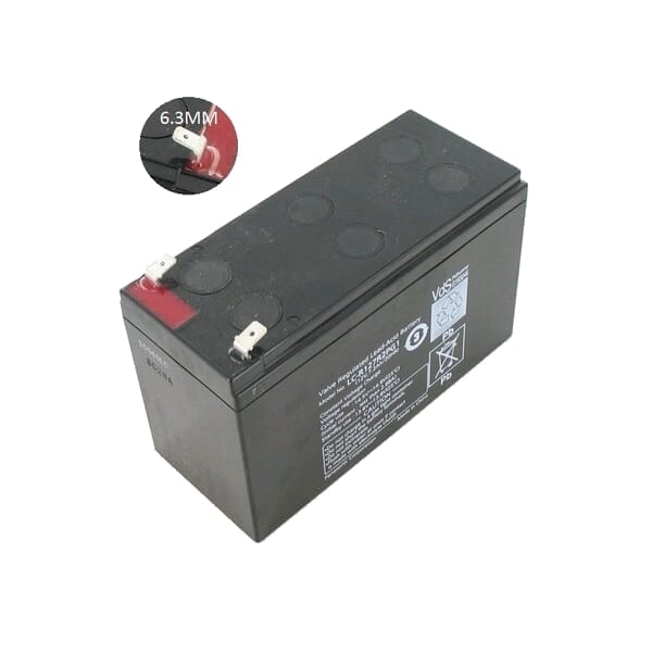 Yanec Blei Akku 12 V 7,5AH (6,3 mm)