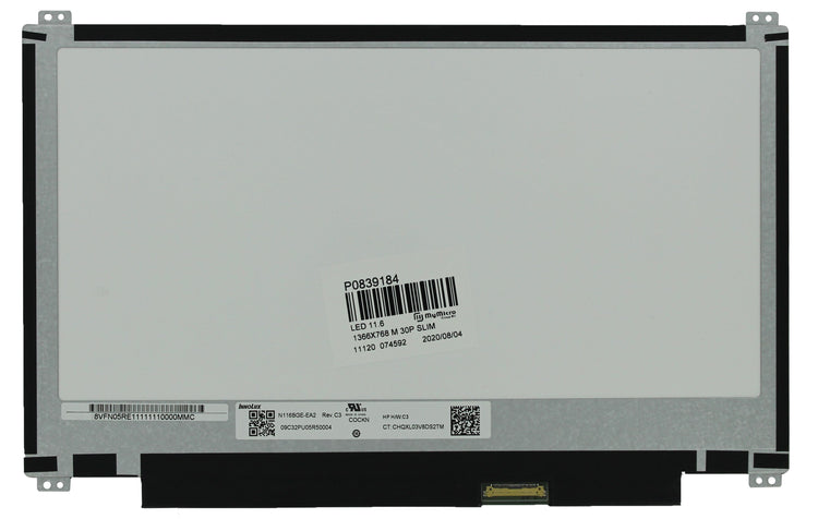 OEM 11,6 -Zoll -LCD -Bildschirm 1366x768 MAT 30pin EDP