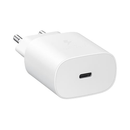 Samsung Ladegerät mit Kabel 1M USB C 25W Weiß