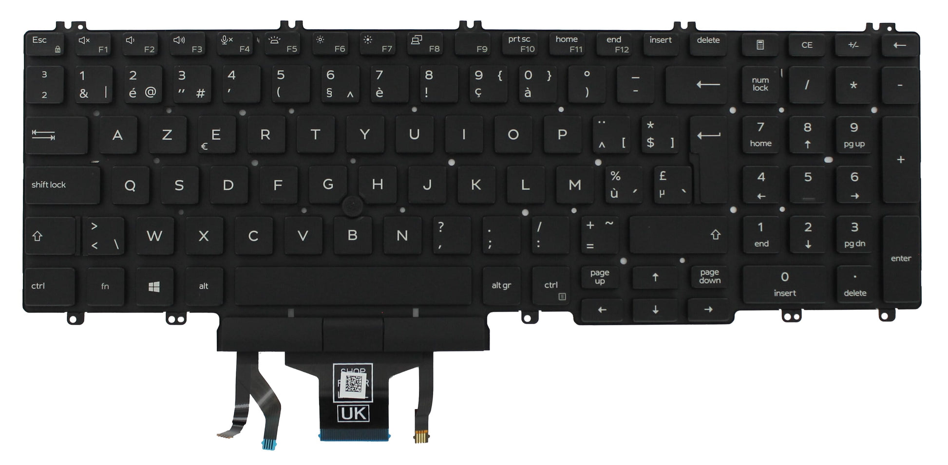 Dell -Laptop -Tastatur Aery sein