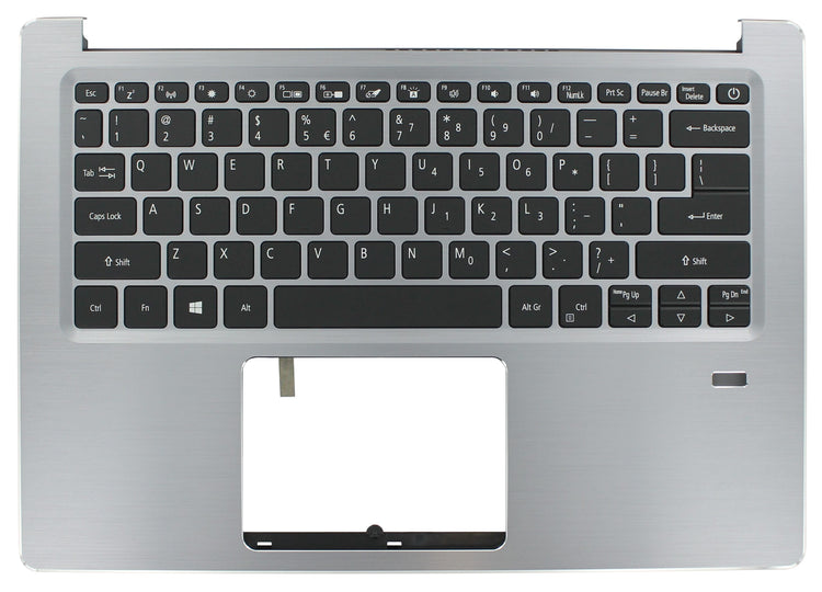 Acer Laptop -Tastatur QWERTY Us + Top Cover Silber