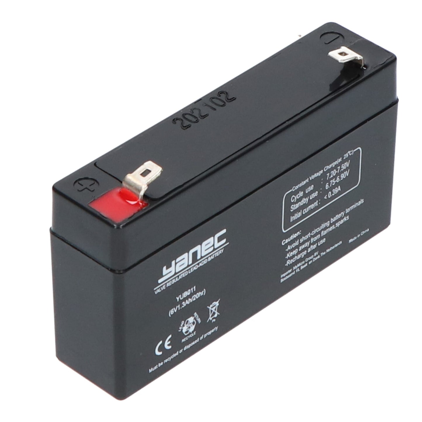Yanec Bleibatterie 6 V 1.3AH