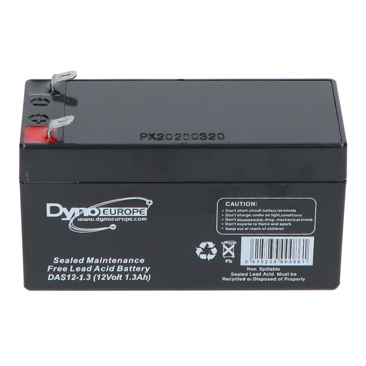 Dyno Europe Dyno Blei Batterie 12V 1.3AH