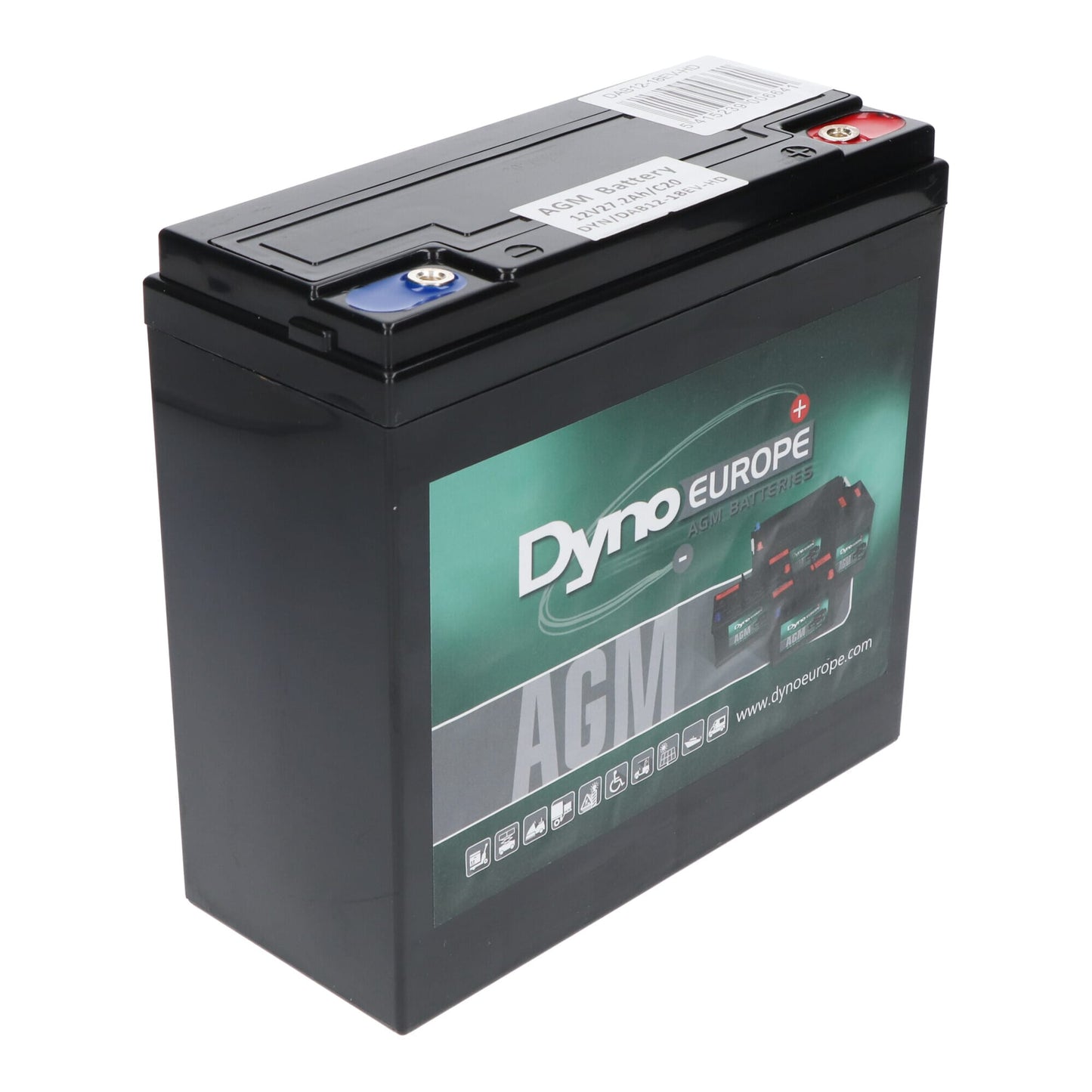 Dyno Europe Dyno Blei Batterie 12V 27,2AH