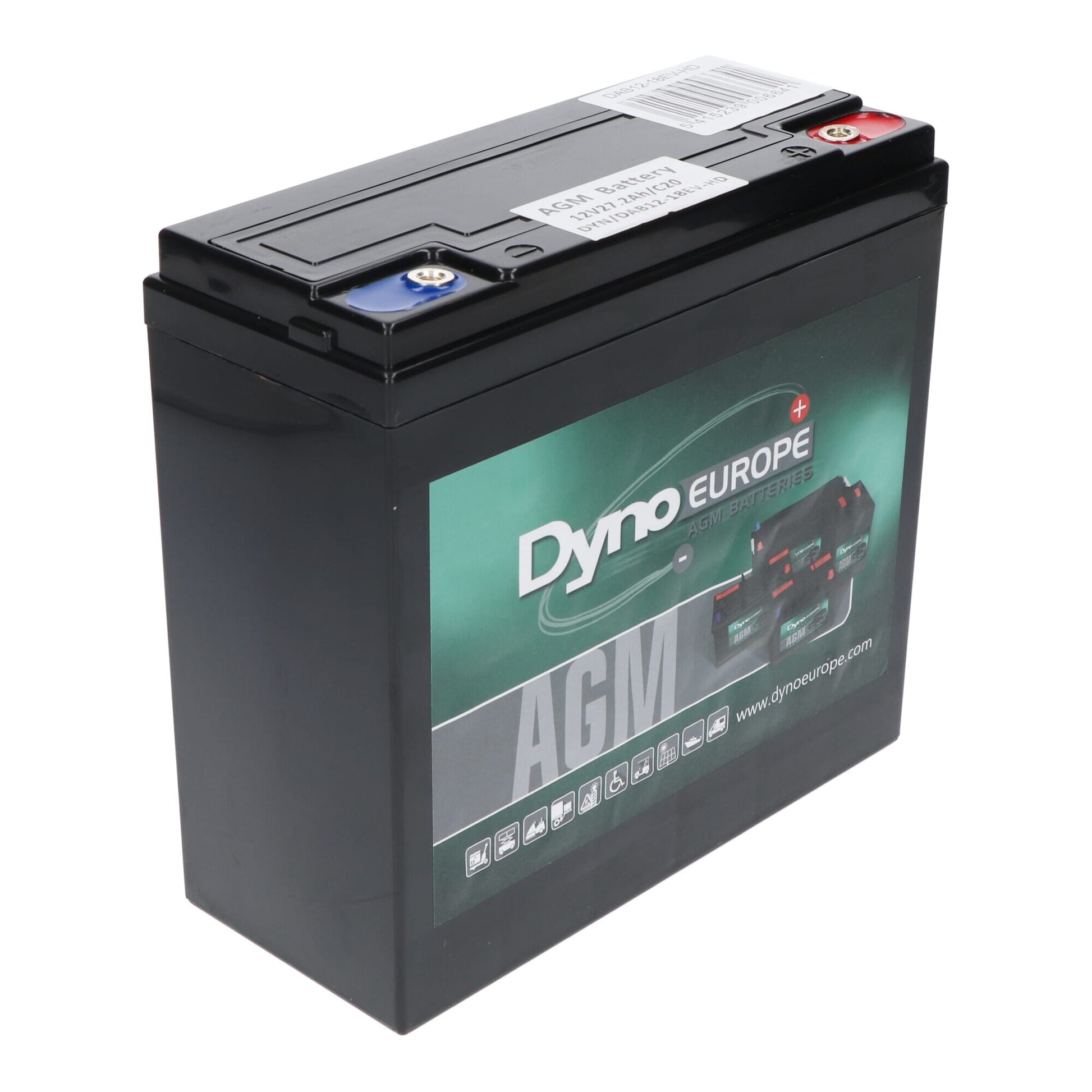 Dyno Europe Dyno Blei Batterie 12V 27,2AH