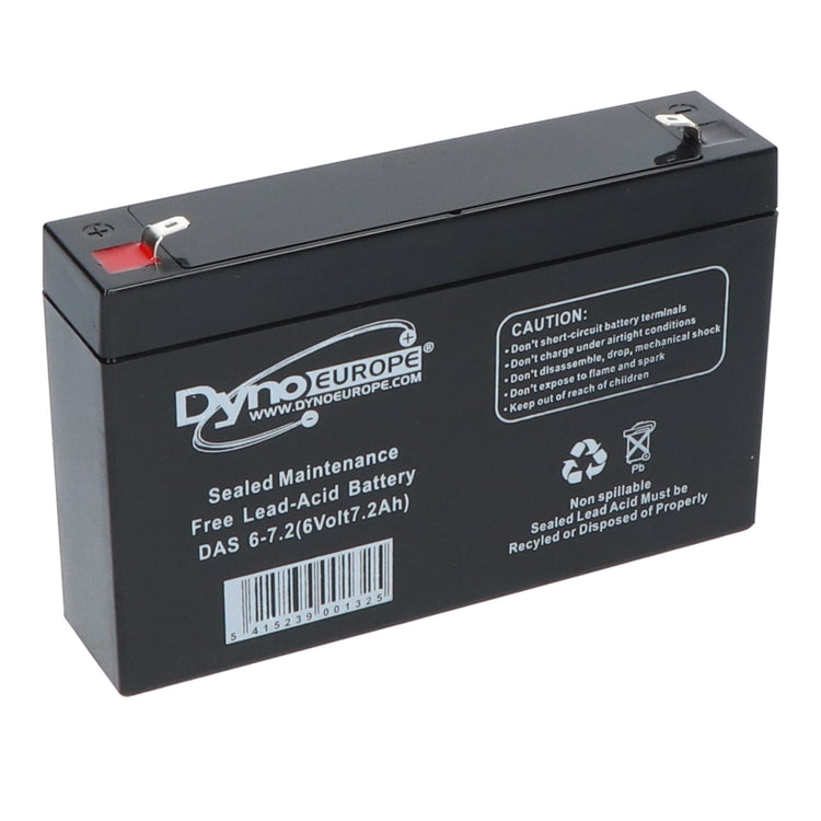 Dyno Europe Dyno Blei Batterie 6 V 7.2AH