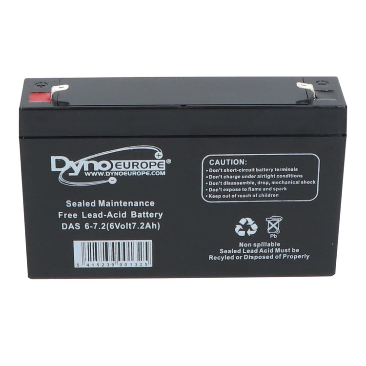 Dyno Europe Dyno Blei Batterie 6 V 7.2AH