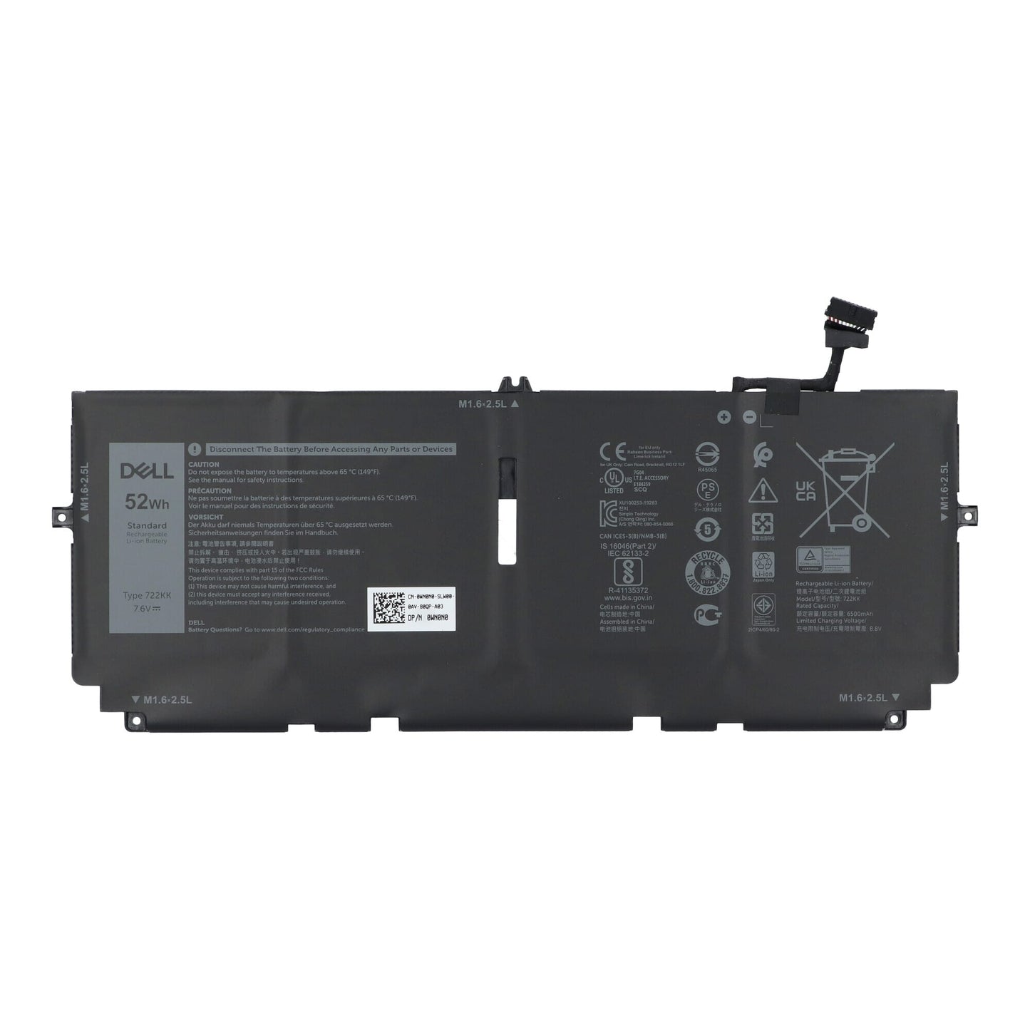 Dell -Laptop -Akku 6500 mAh