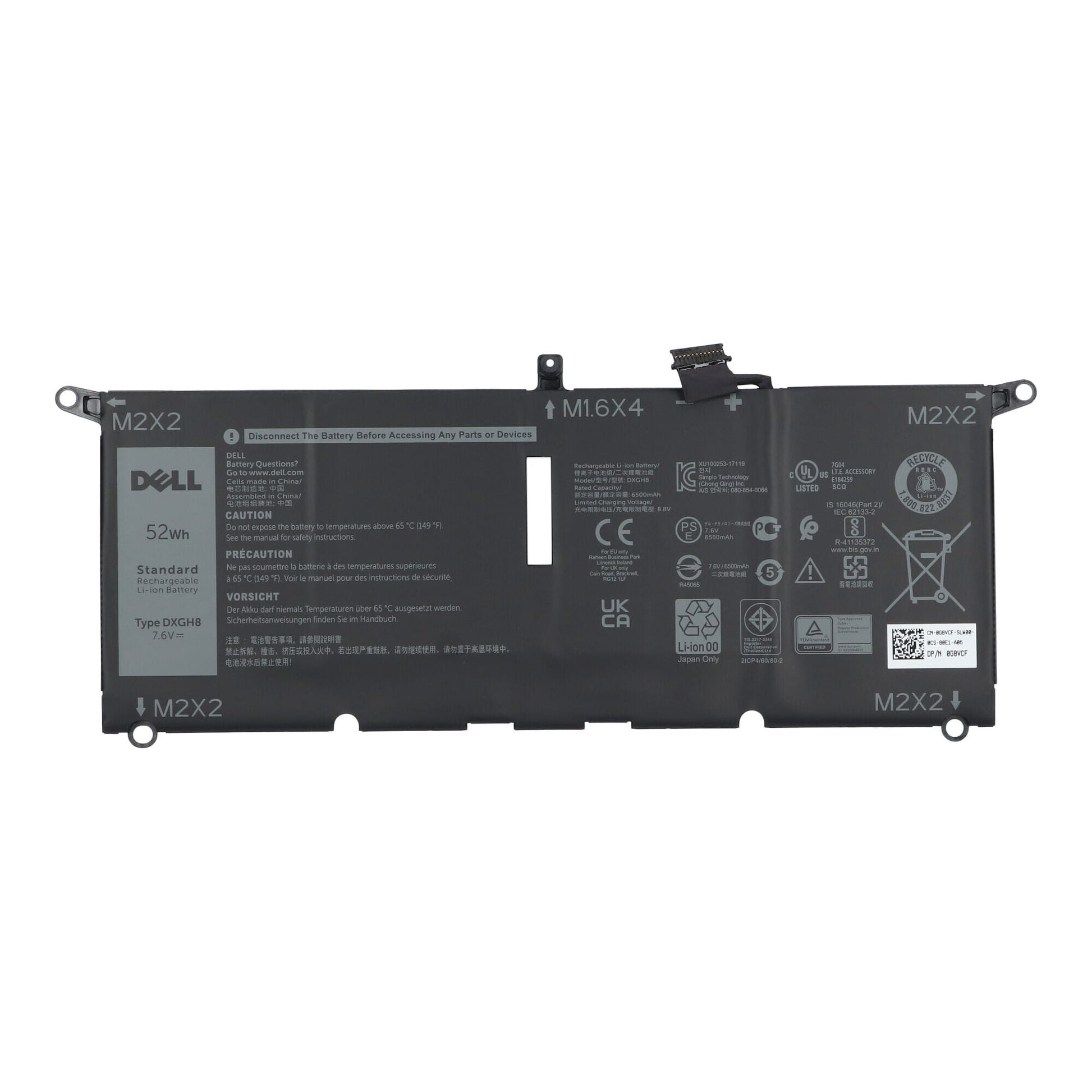 Dell -Laptop -Akku 6500 mAh