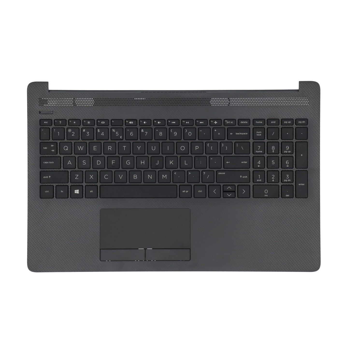HP Laptop -Tastatur QWERTY Us + Top Cover Schwarz