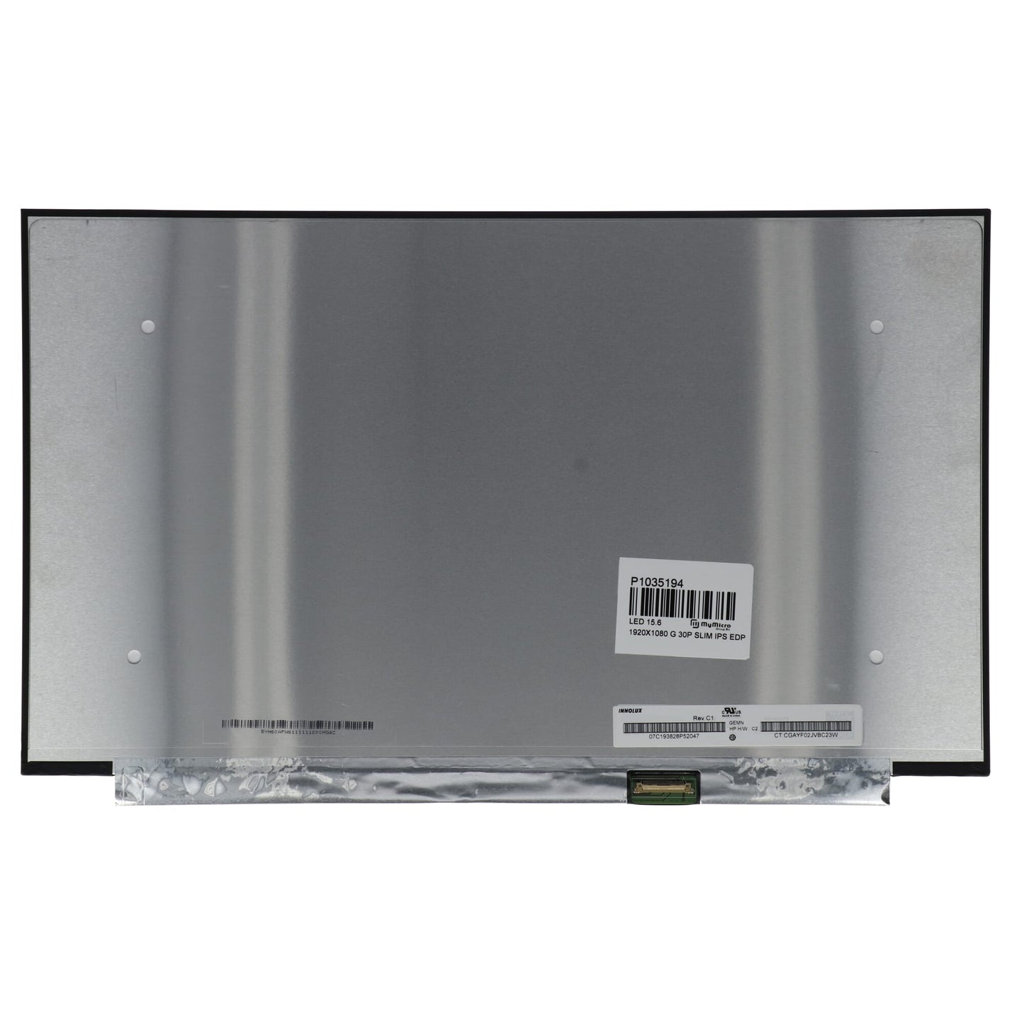 OEM 15,6 Zoll LCD -Bildschirm 1920x1080 Gloss 30pin EDP, IPS