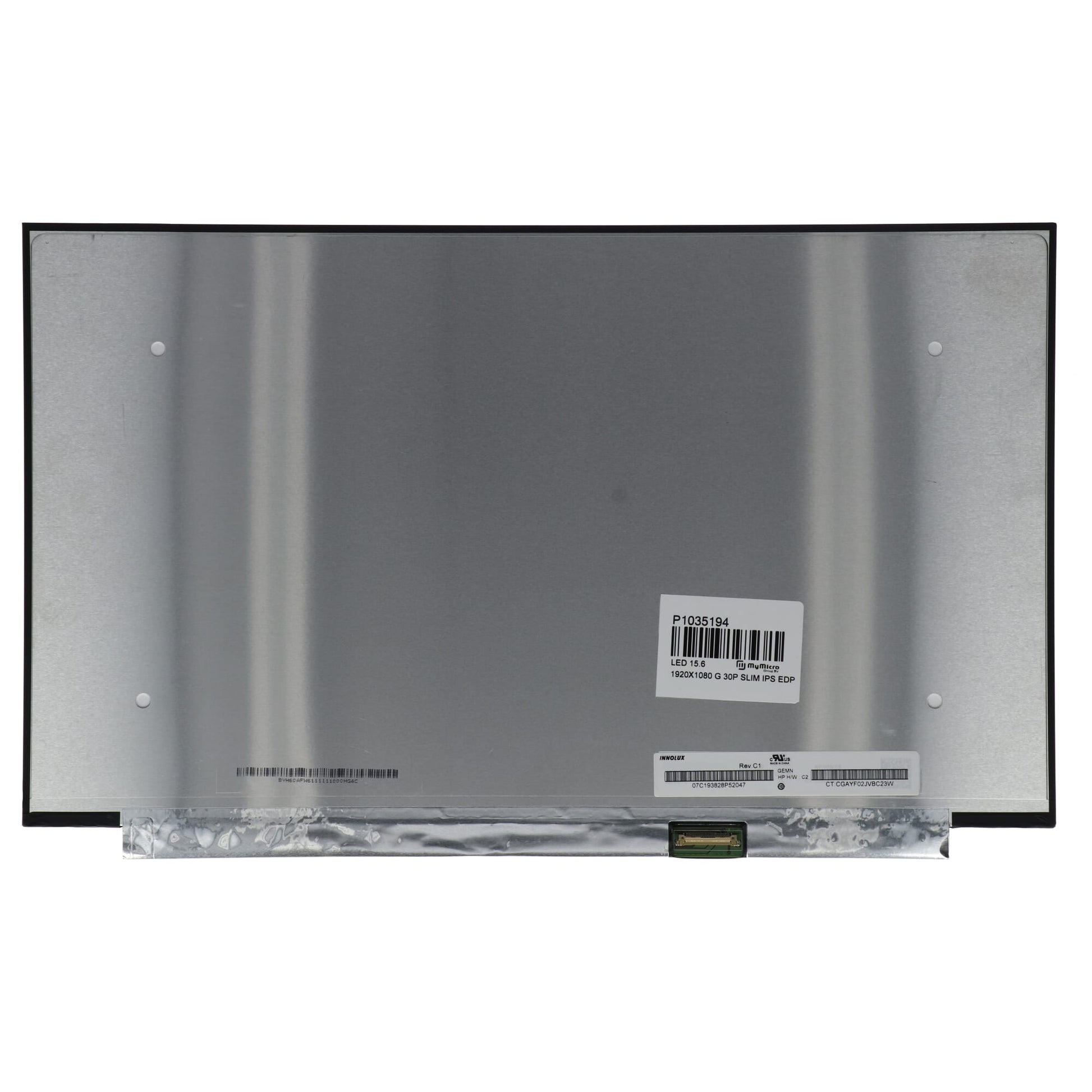 OEM 15,6 Zoll LCD -Bildschirm 1920x1080 Gloss 30pin EDP, IPS