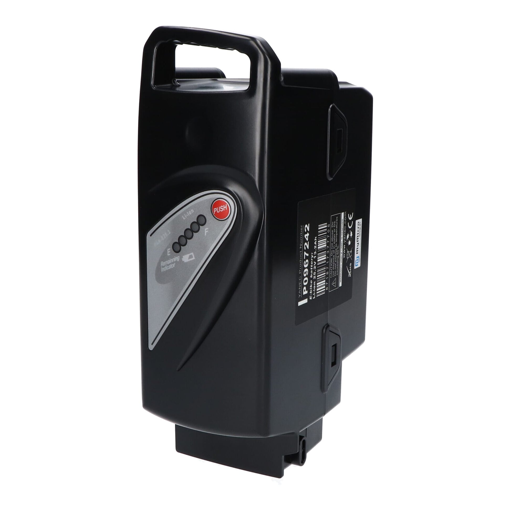 Ersatzfahrrad Batterie 26V 18AH Schwarz