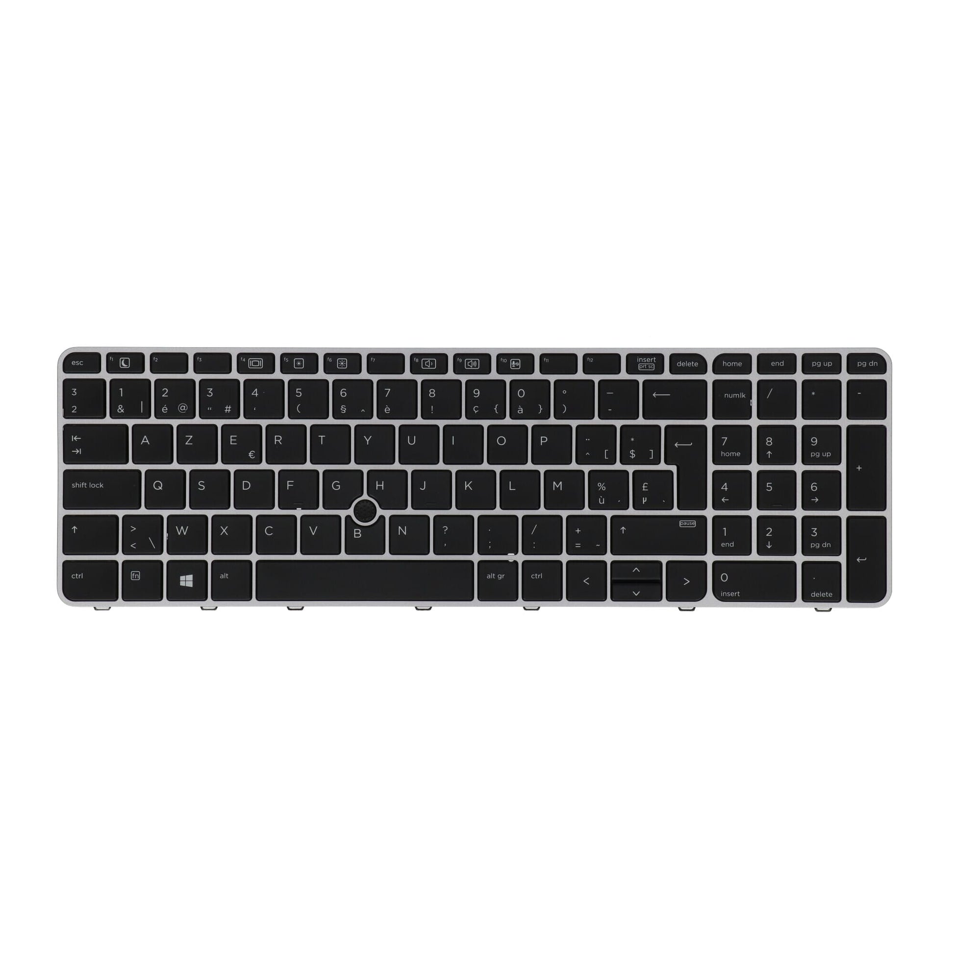 HP -Laptop -Tastatur Aery BE + Trackpoint