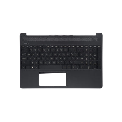 HP Laptop -Tastatur QWERTY Us + Top Cover Grau