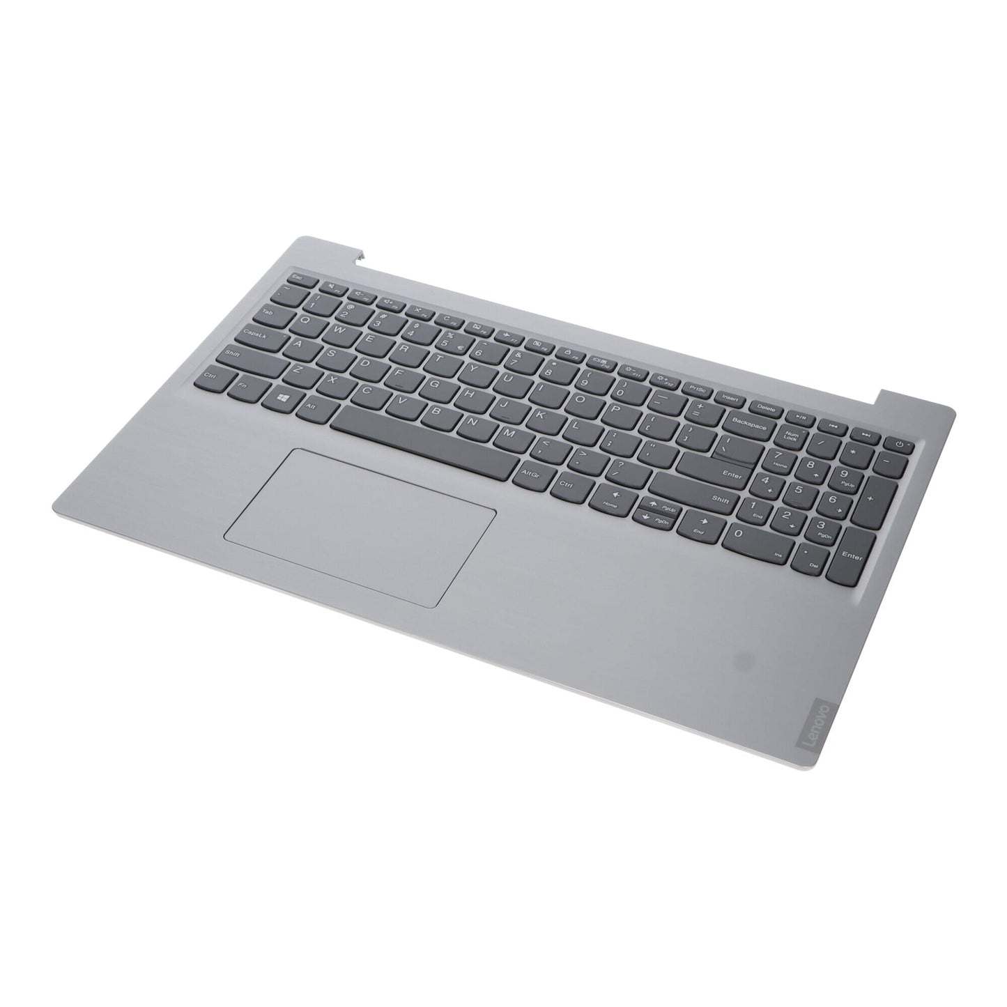 Lenovo Laptop Tastatur QWERTY Us + Top Cover Silber