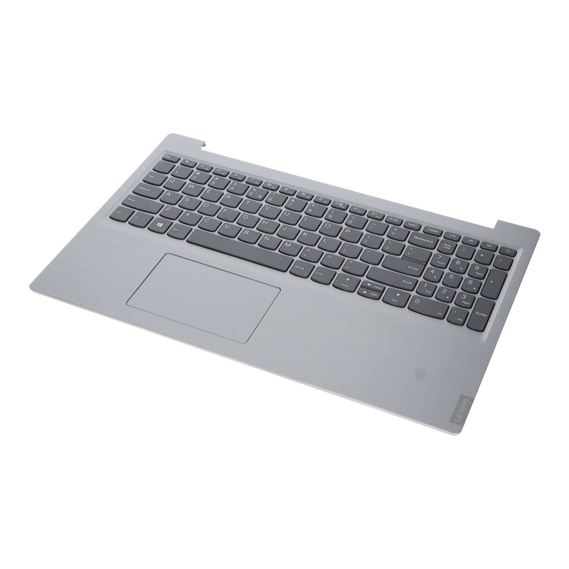 Lenovo Laptop Tastatur QWERTY Us + Top Cover Silber