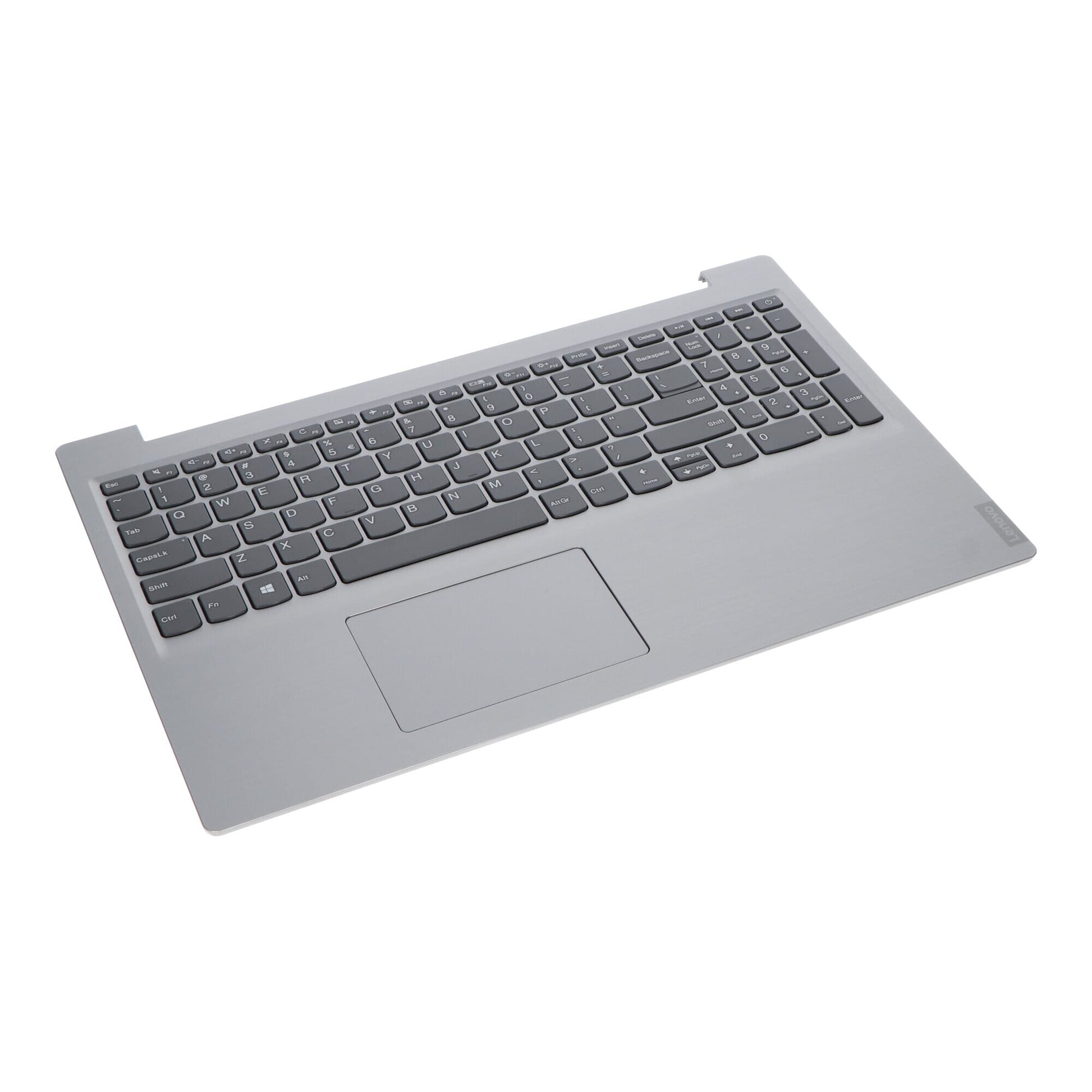 Lenovo Laptop Tastatur QWERTY Us + Top Cover Silber
