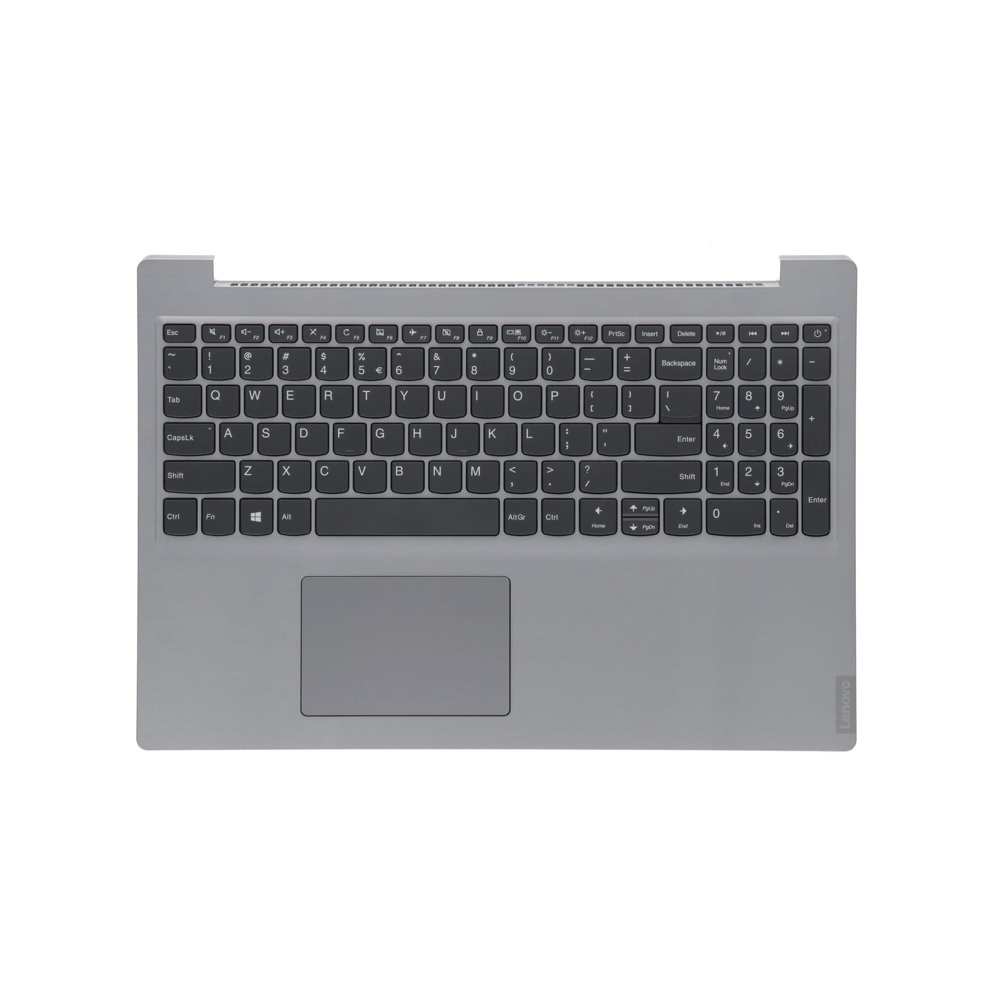 Lenovo Laptop Tastatur QWERTY Us + Top Cover Silber