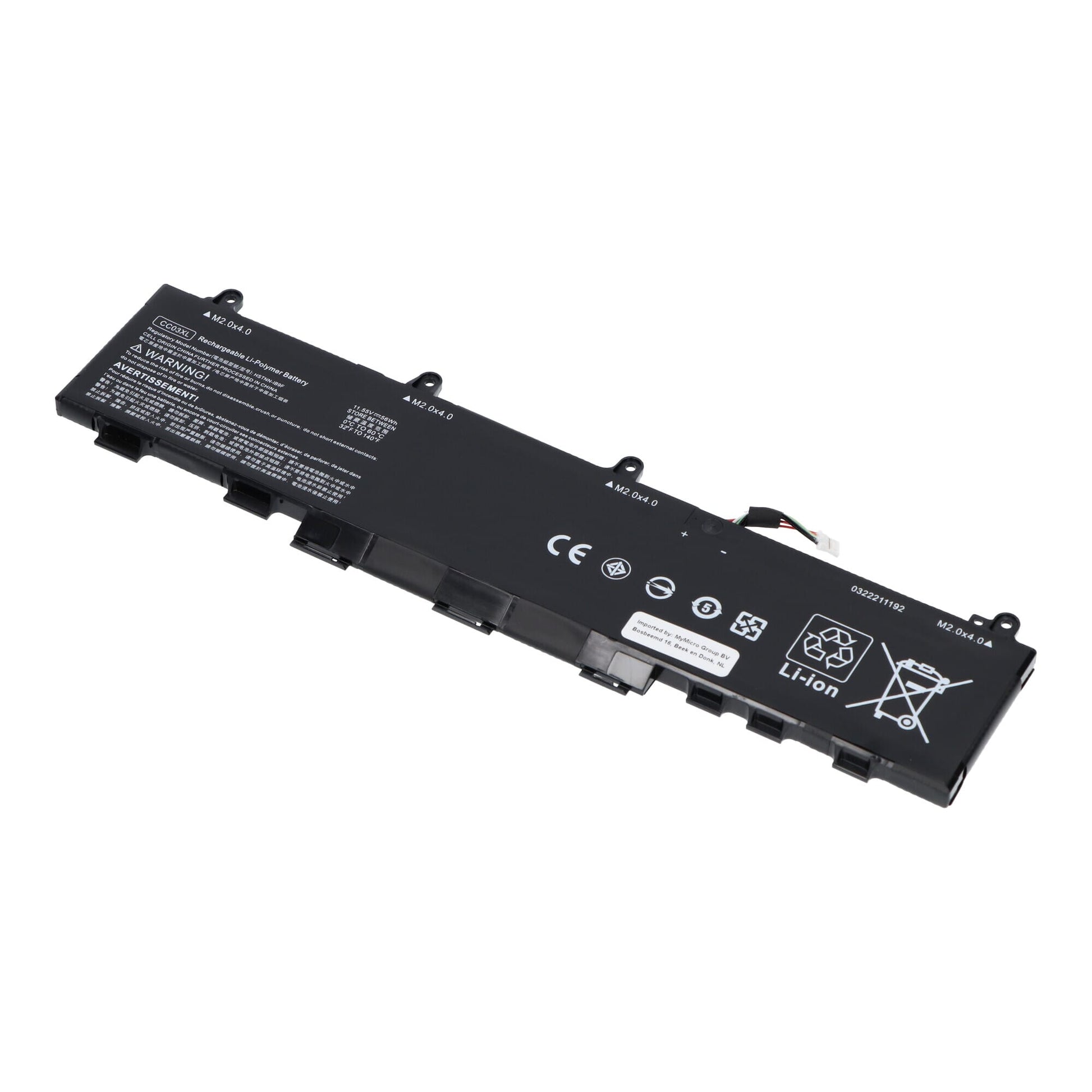 Ersatz -Laptop -Akku 4300 mAh