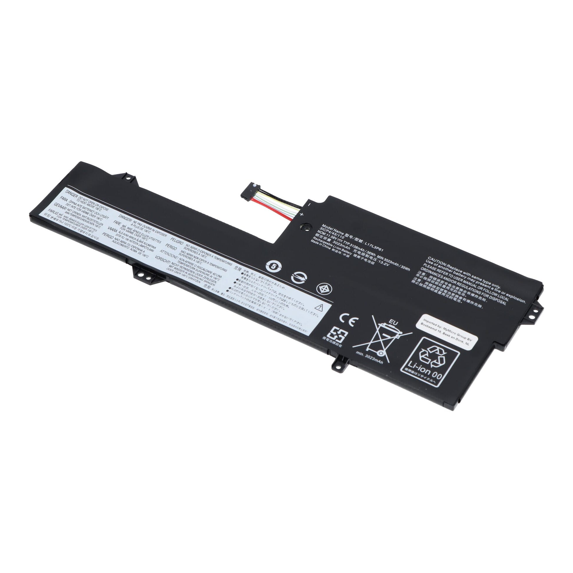 Ersatz -Laptop -Akku 3108 mAh