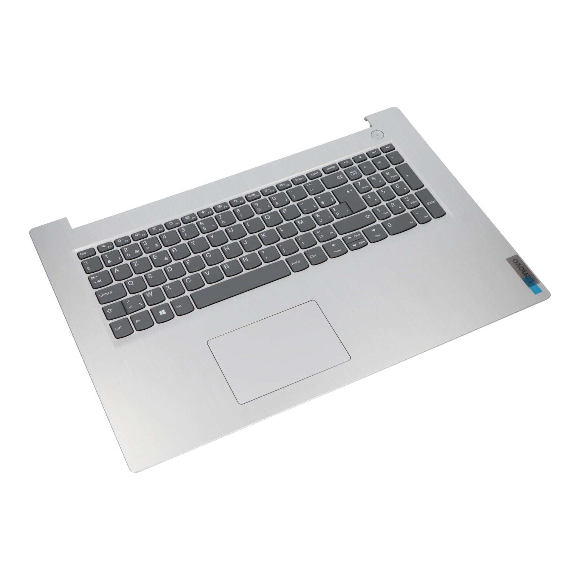 Lenovo Laptop -Tastatur Aery sein + obere Deckung grau