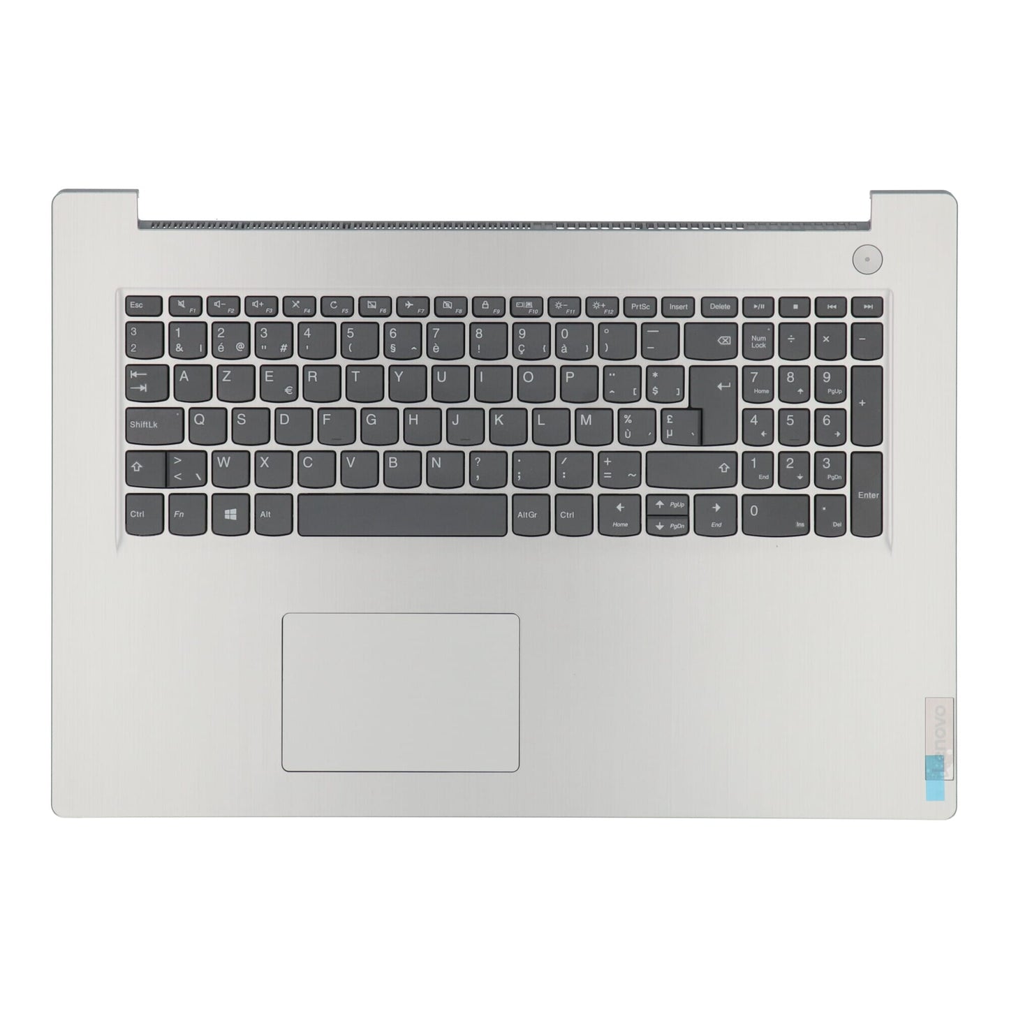 Lenovo Laptop -Tastatur Aery sein + obere Deckung grau