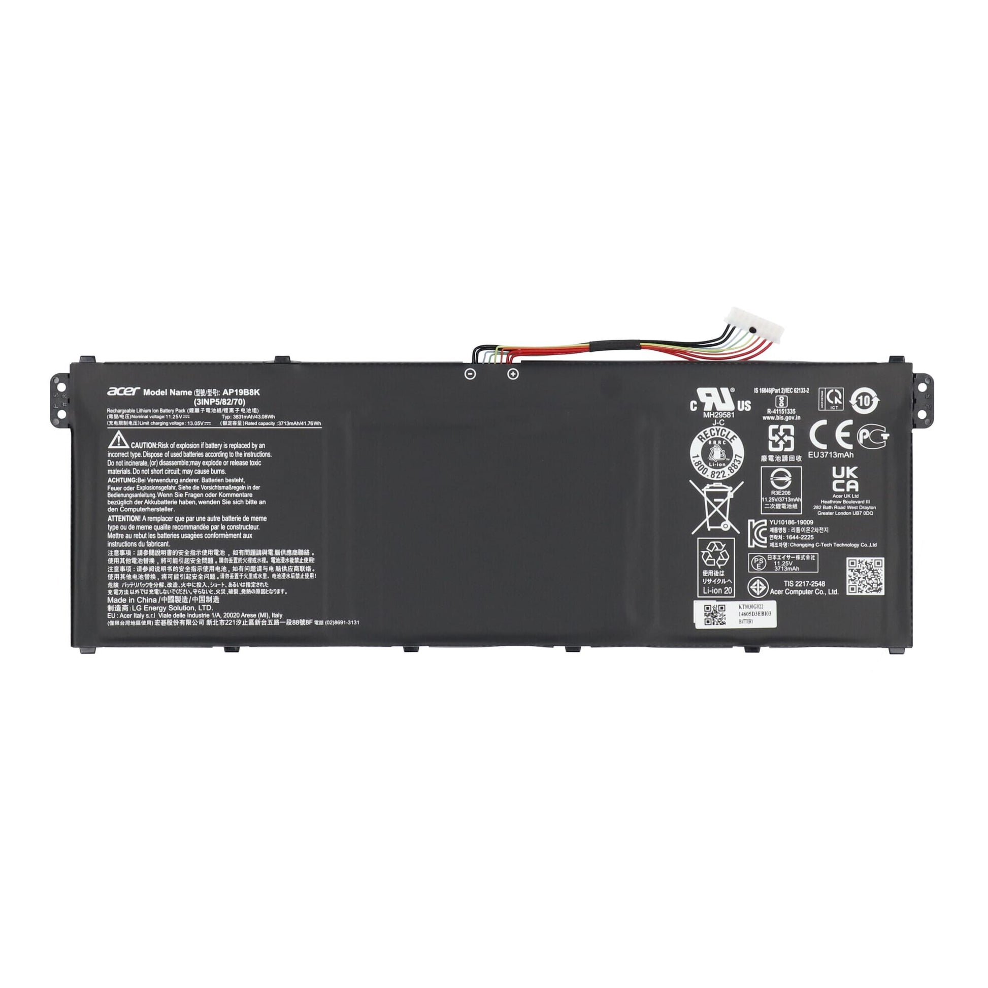 Acer -Laptop -Akku 11.25 V 3831MAH