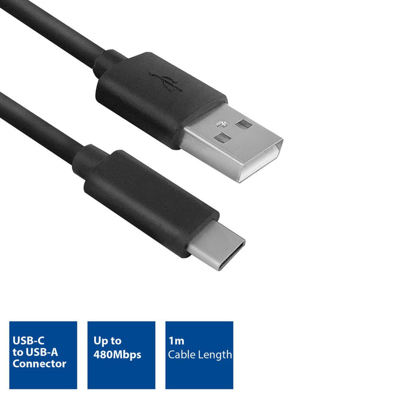 ACT USB 2.0 -Anschlusskabel C männlich ein männlicher 1 Meter