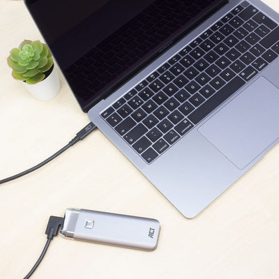 ACT USB 3.2 Gen1 -Verbindungskabel C Männlich C -Mann (senkrecht) 2m