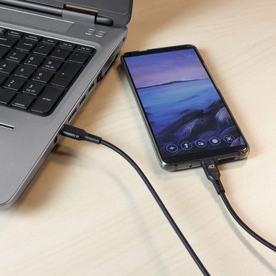 ACT USB-C-Mann zum USB-C-Lastdatenkabel 1M Nylon zu USB-C